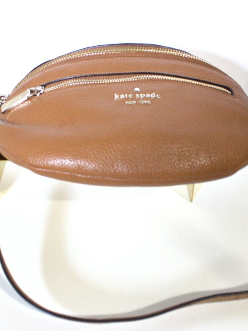Kate Spade Leila Belt Bag/Fanny Pack, Warm Gingerbread Pebbled Leather, G. Hardw - Picture 4 of 7